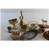 Image 3 : Ash Tray, Bell and Assorted Brass Metal Decorations