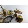 Image 4 : Ash Tray, Bell and Assorted Brass Metal Decorations