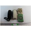 Image 1 : (2) Vintage Address Books and (2) Vintage Telephones