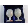 Image 3 : (2) Ten Thousand Villages Onyx Goblets and Case
