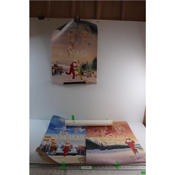 Assorted Vintage Canadian Olympics Posters 24'' x 17'' - Not All Are Pictured