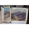 Image 1 : (2) Landscape Posters 34'' x 28''