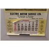 Image 2 : 1983 Electric Motor Services Ltd Calendar/Poster - Regina Sask - 41'' x 30''