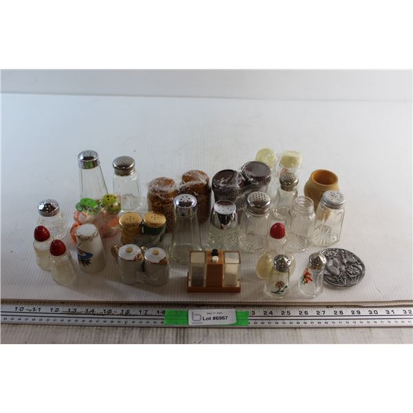 (10+) Assorted Salt & Pepper Shakers