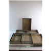 Image 1 : (7) Galvanized Trays 15'' x 10''