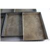 Image 3 : (7) Galvanized Trays 15'' x 10''