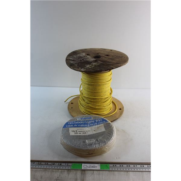 Mastercraft Household Copper Wire 65' and Cord Reel of CAT 9 Cable