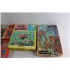 Image 5 : (6) Assorted Jigsaw Puzzles - Smurf, Ghostbusters and Story Telling, 200 and 100pc
