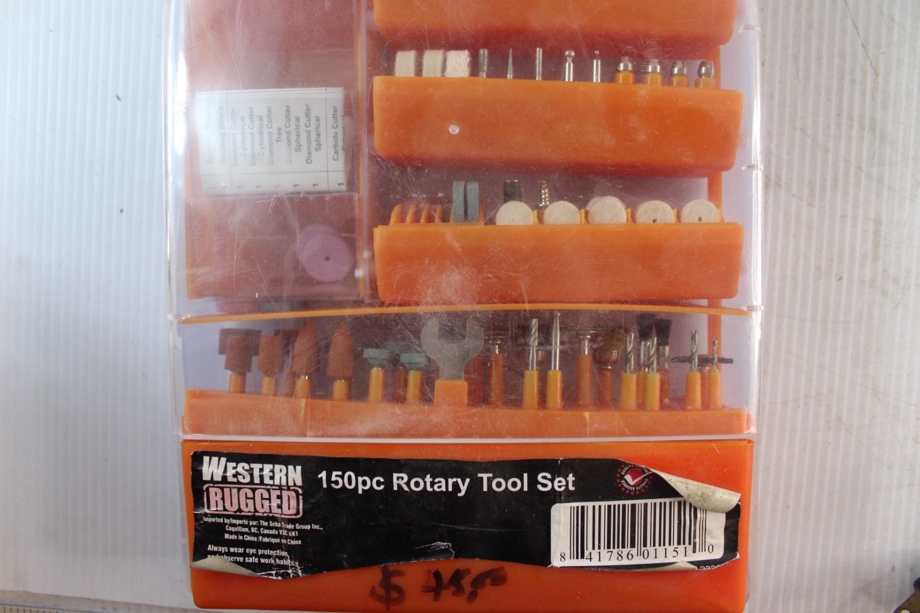 Western Rugged Tools Western Rugged 150pc Rotary Tool Set, PitneyBowes Weight Scale and ...