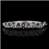 Image 2 : 6.00 ctw Pear Mystic Quartz and 0.85 ctw Topaz Bracelet