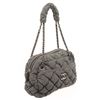 Image 2 : Chanel Gray Fabric X Nylon Bubble Shoulder Bag