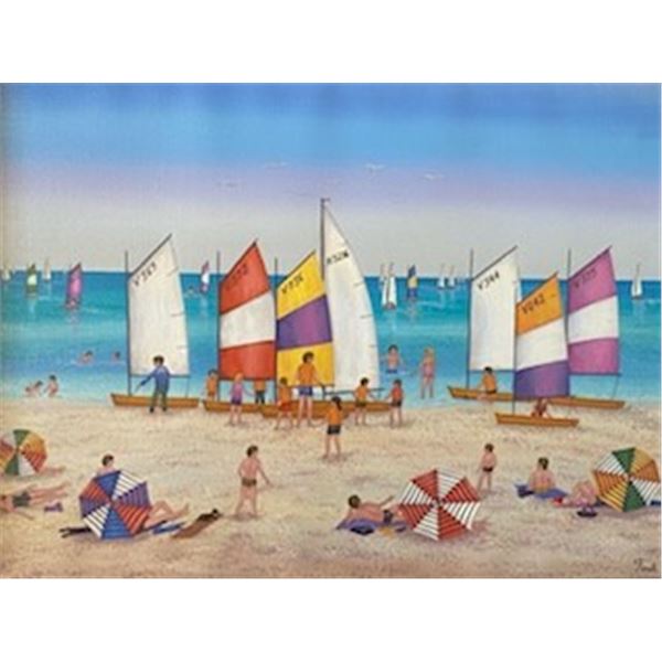 L'ecole de Voile by Fanch Ledan Original