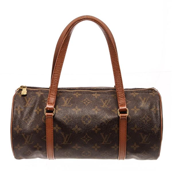 Louis Vuitton Brown Monogram Papillion 30 Shoulder Bag