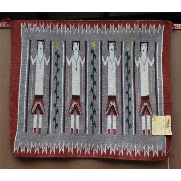 NAVAJO YEI TEXTILE