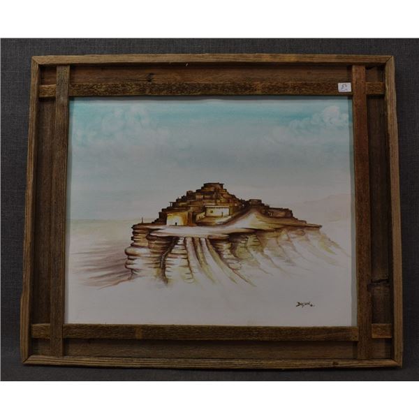 HOPI/NAVAJO PAINTING (MYRON BESSON)