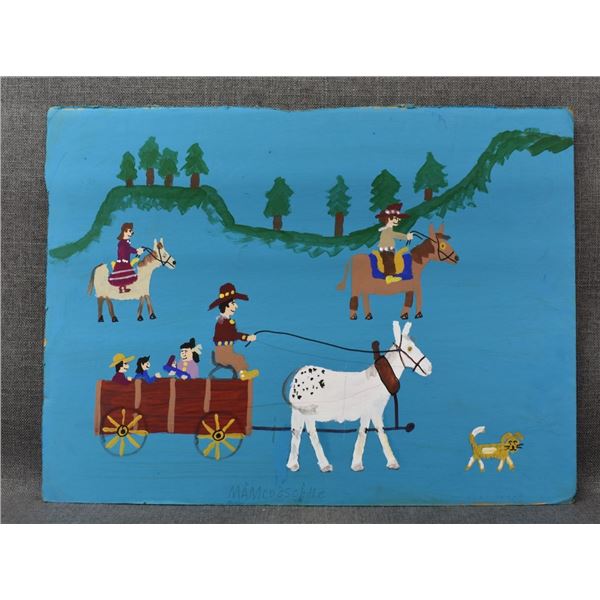 NAVAJO PAINTING (MAMIE DESCHILLIE)