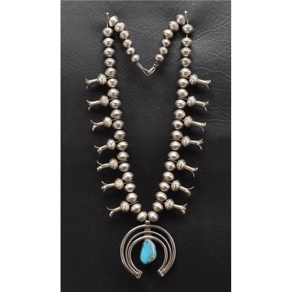 NAVAJO SQUASH BLOSSOM NECKLACE