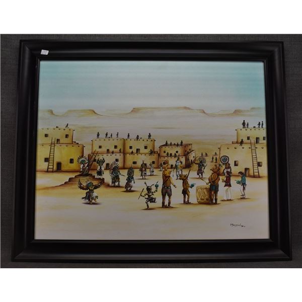 HOPI/NAVAJO PAINTING (MYRON BESSON)