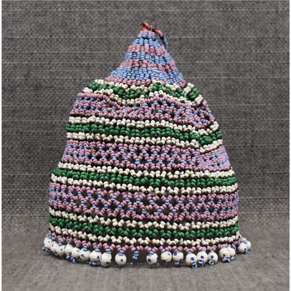MOHAVE CHILD'S BEADED HAT