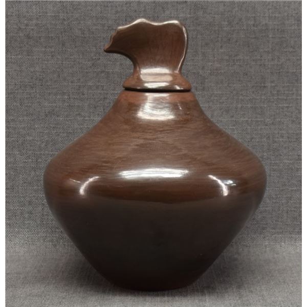 JEMEZ POTTERY LIDDED JAR (CHINANA)
