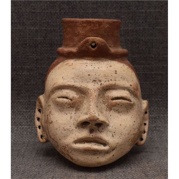 PRE-COLUMBIAN STYLE POTTERY HEAD