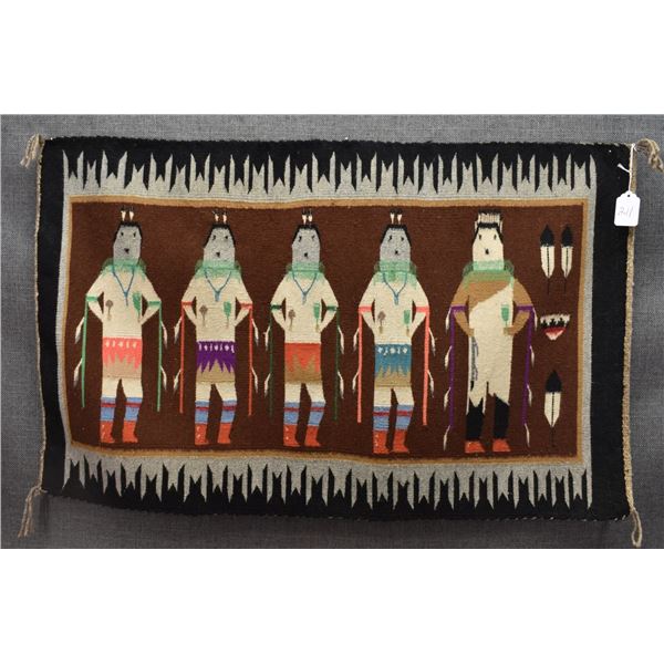 NAVAJO YEI TEXTILE