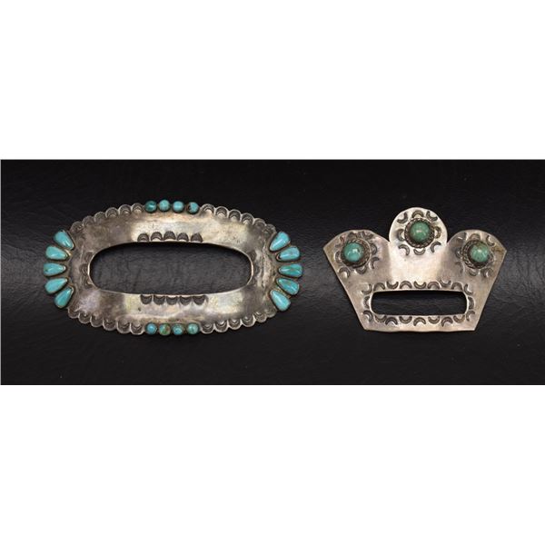 TWO NAVAJO HAIR PIECES