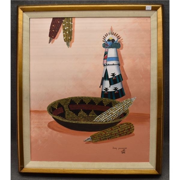 NAVAJO PAINTING (JIMMY YELLOWHAIR)