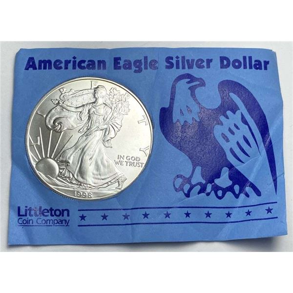 1998 American Silver Eagle Littleton Coin Company