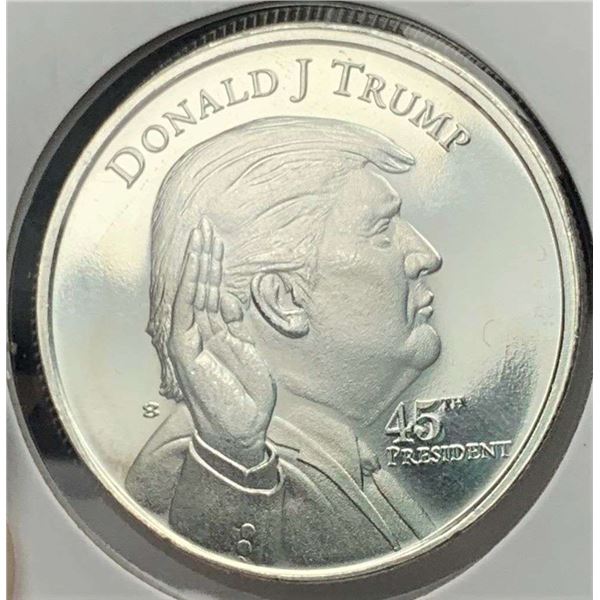 Donald J. Trump The White House 1 ozt .999 Silver