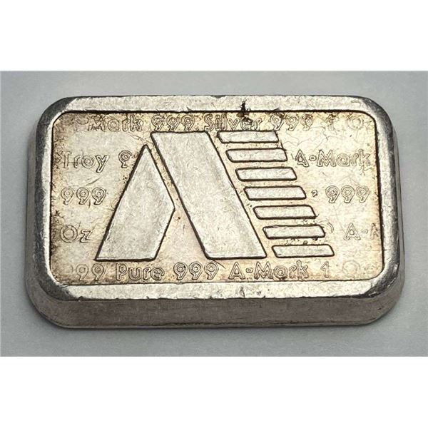Vintage A-Mark 1 ozt .999 Silver Bar