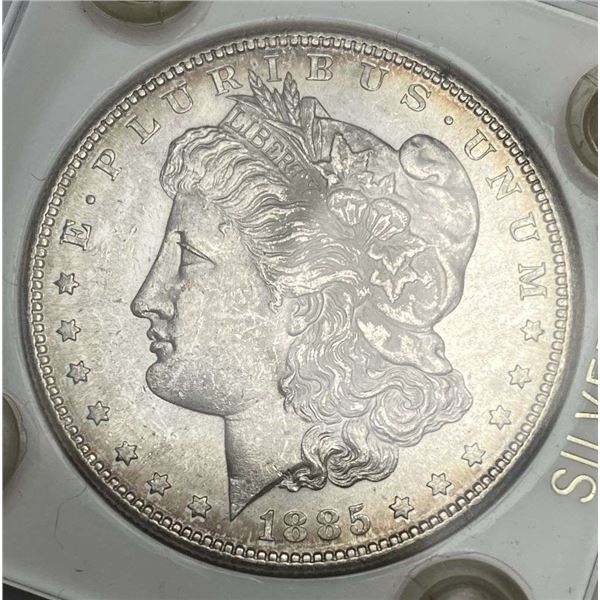 1885-S Morgan Silver Dollar MS60
