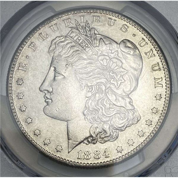 1884-S Morgan Silver Dollar PCGS AU53