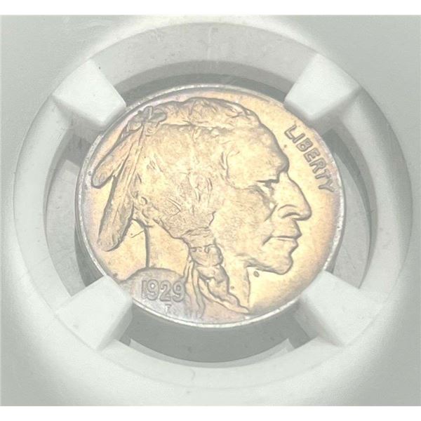1929 Buffalo Nickel ANACS MS63