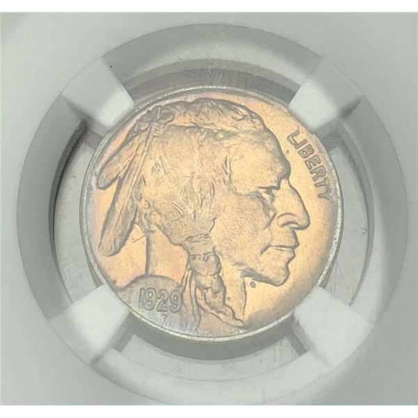 1929-S Buffalo Nickel NGC MS64