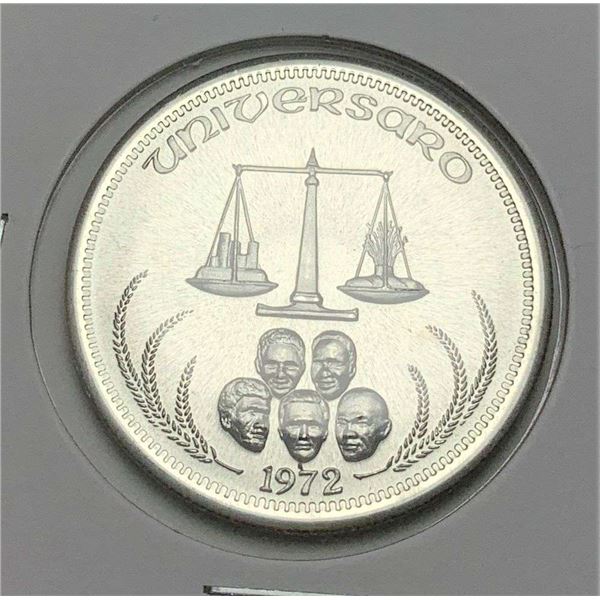 1972 Universaro World Trade 1 ozt .999 Silver