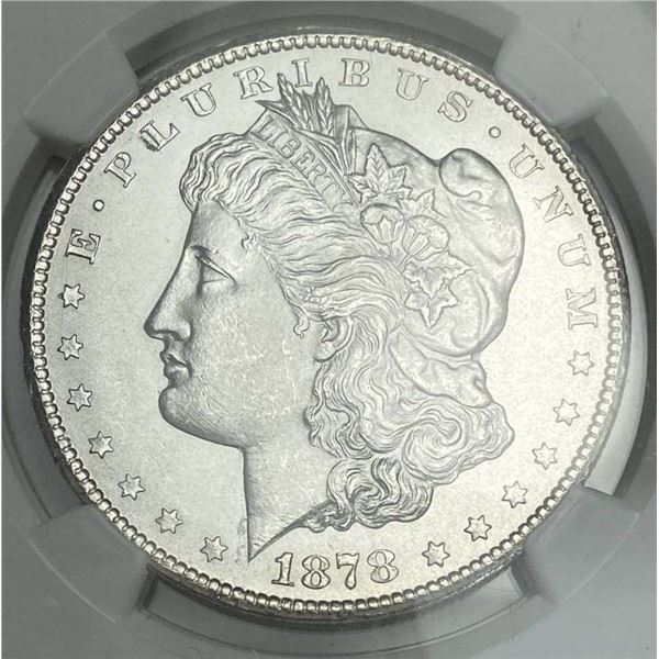 1878-CC Morgan Silver Dollar NGC MS63