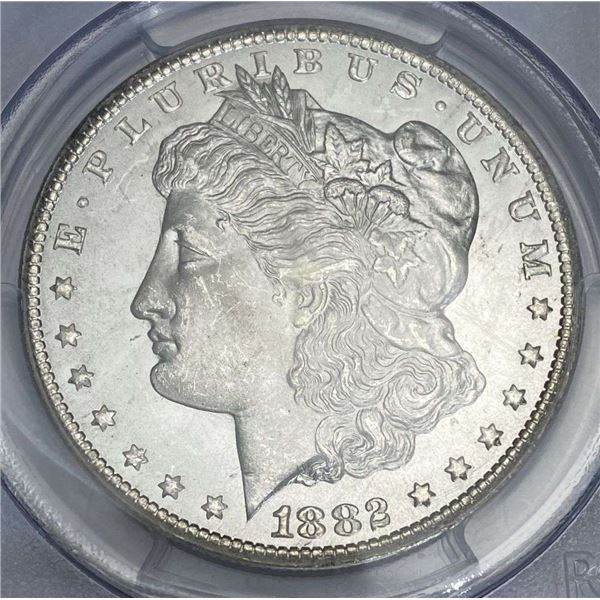 1882-CC Morgan Silver Dollar PCGS MS65