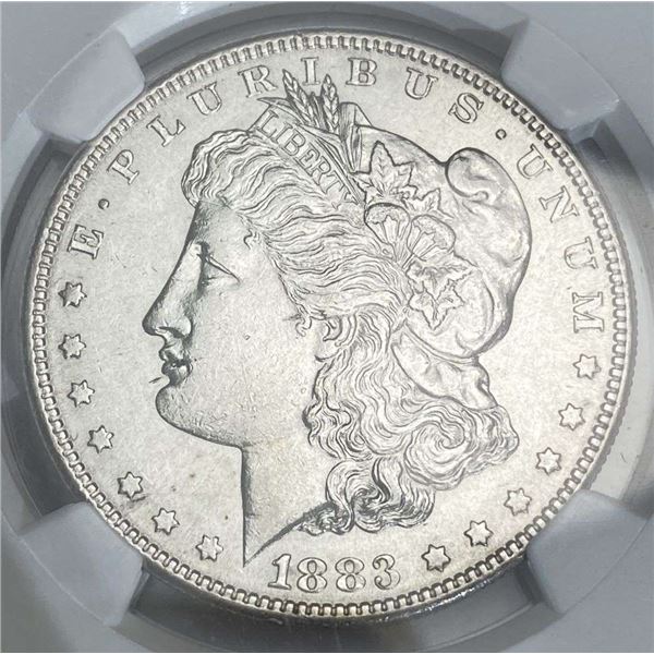 1883-S Morgan Silver Dollar NGC AU58