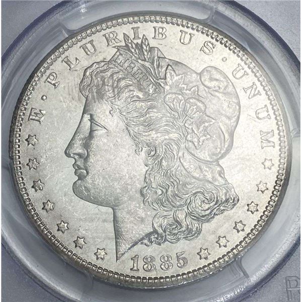1885-CC Morgan Silver Dollar PCGS MS62