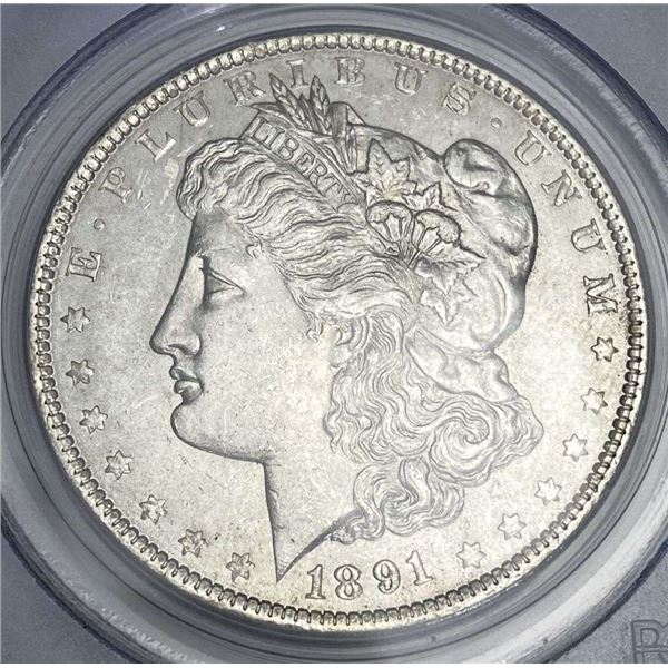 1891 Morgan Silver Dollar PCGS MS64