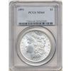 Image 3 : 1891 Morgan Silver Dollar PCGS MS64