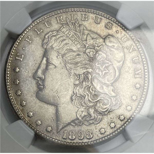 1898-S Morgan Silver Dollar NGC MS62