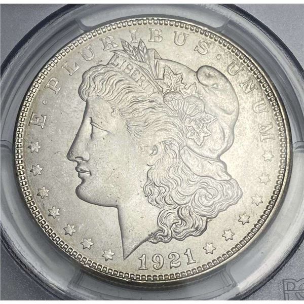 1921-D Morgan Silver Dollar PCGS MS65