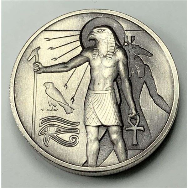 Egyptian God Series Horus 2 ozt .999 Silver