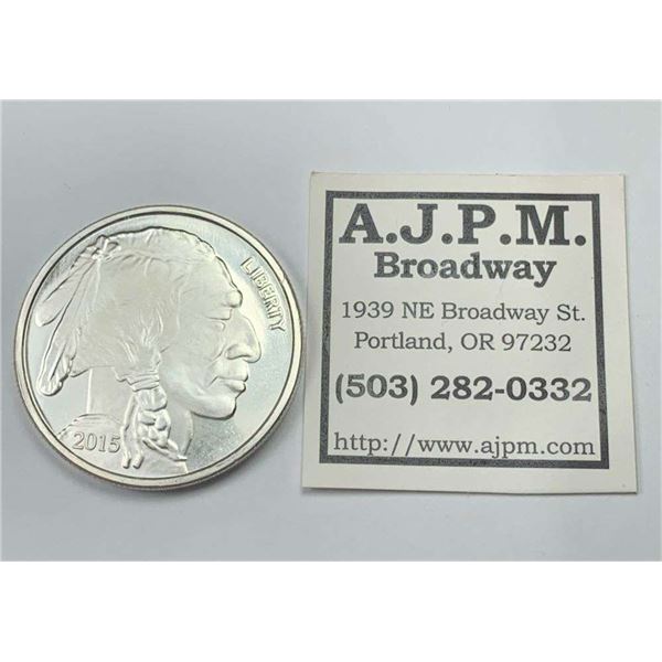 2015 Buffalo 1 ozt .999 Silver