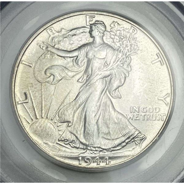 1944 Walking Liberty Silver Half Dollar PCGS MS66