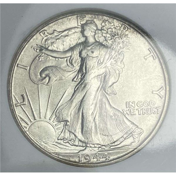 1944-S Walking Liberty Silver Half Dollar NGC MS65