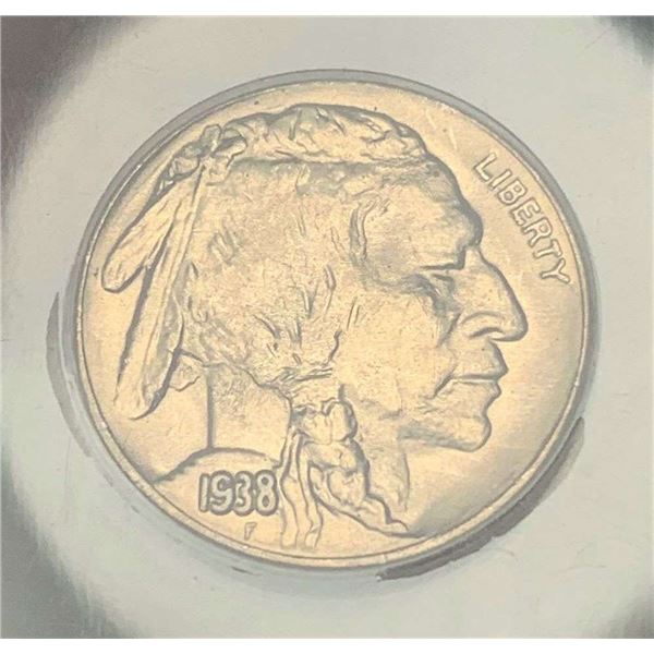 1938-D Buffalo Nickel ANACS MS64 OMM-5