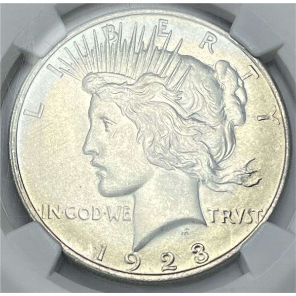 1923 Peace Silver Dollar NGC MS65